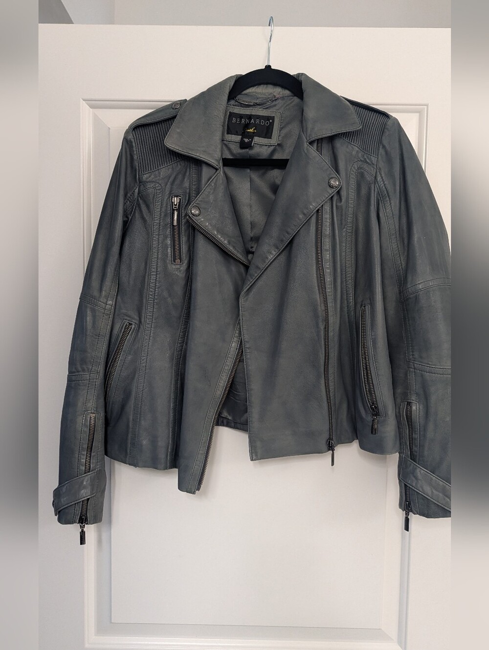 Bernardo Leather Moto Jacket